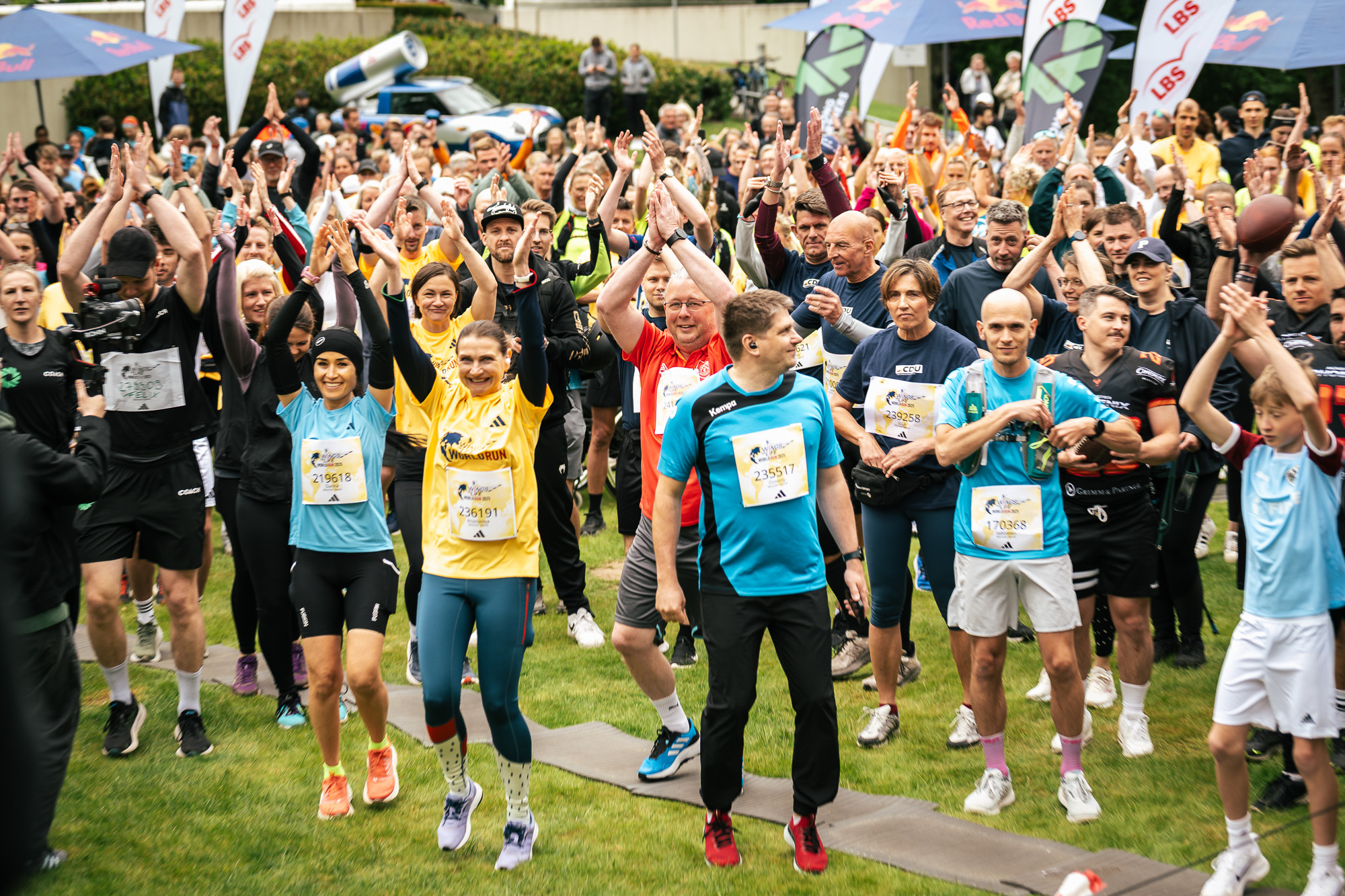 wings for life world run 2025 in münster, foto der läuferInnen