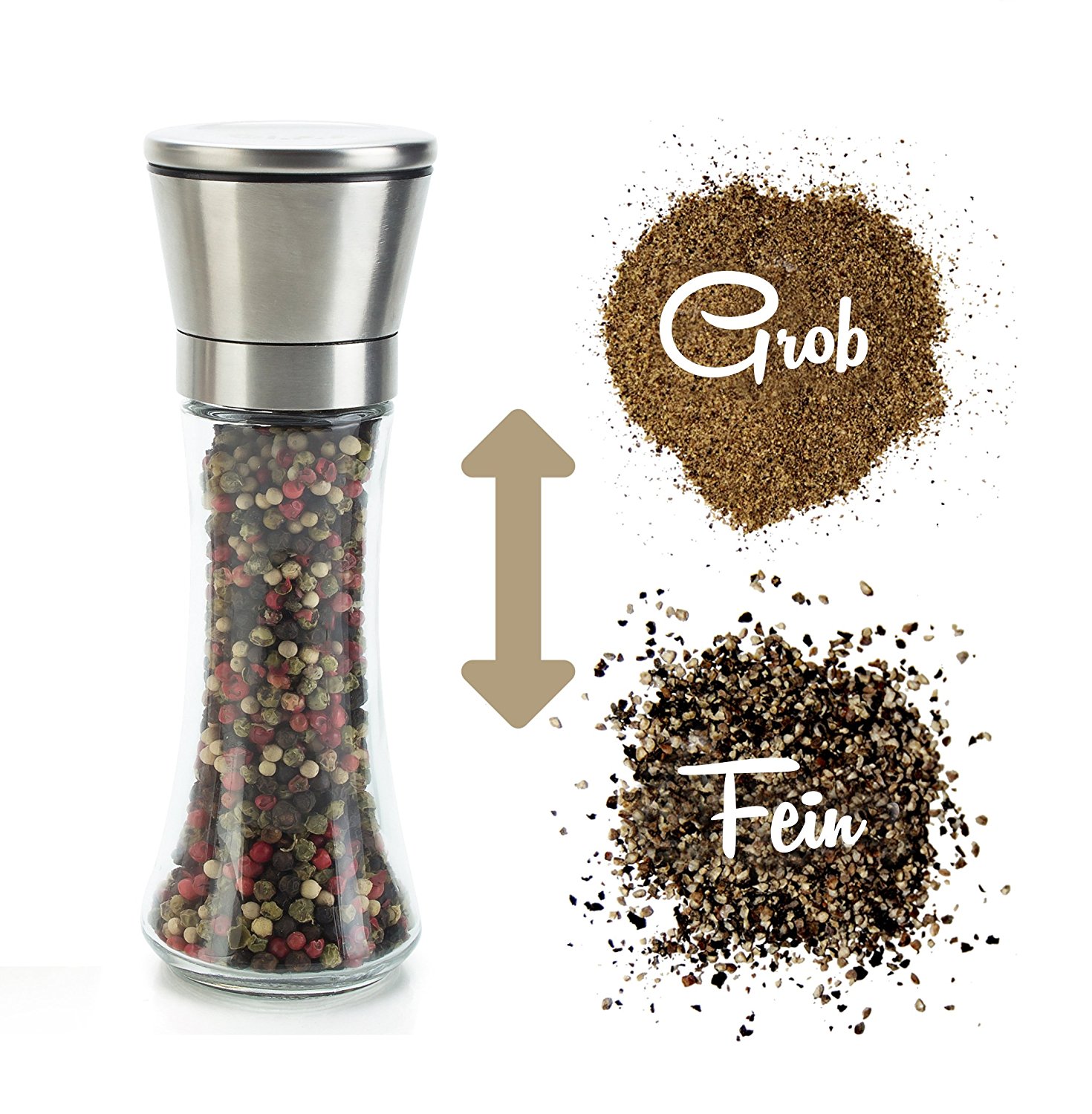 Gewürzmühlen für Salz und Pfeffer