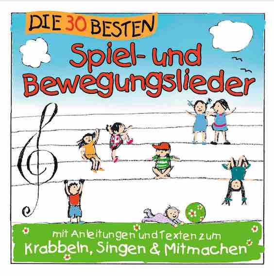 Album Cover "Die 30 Besten Spiel- und Bewegungslieder"