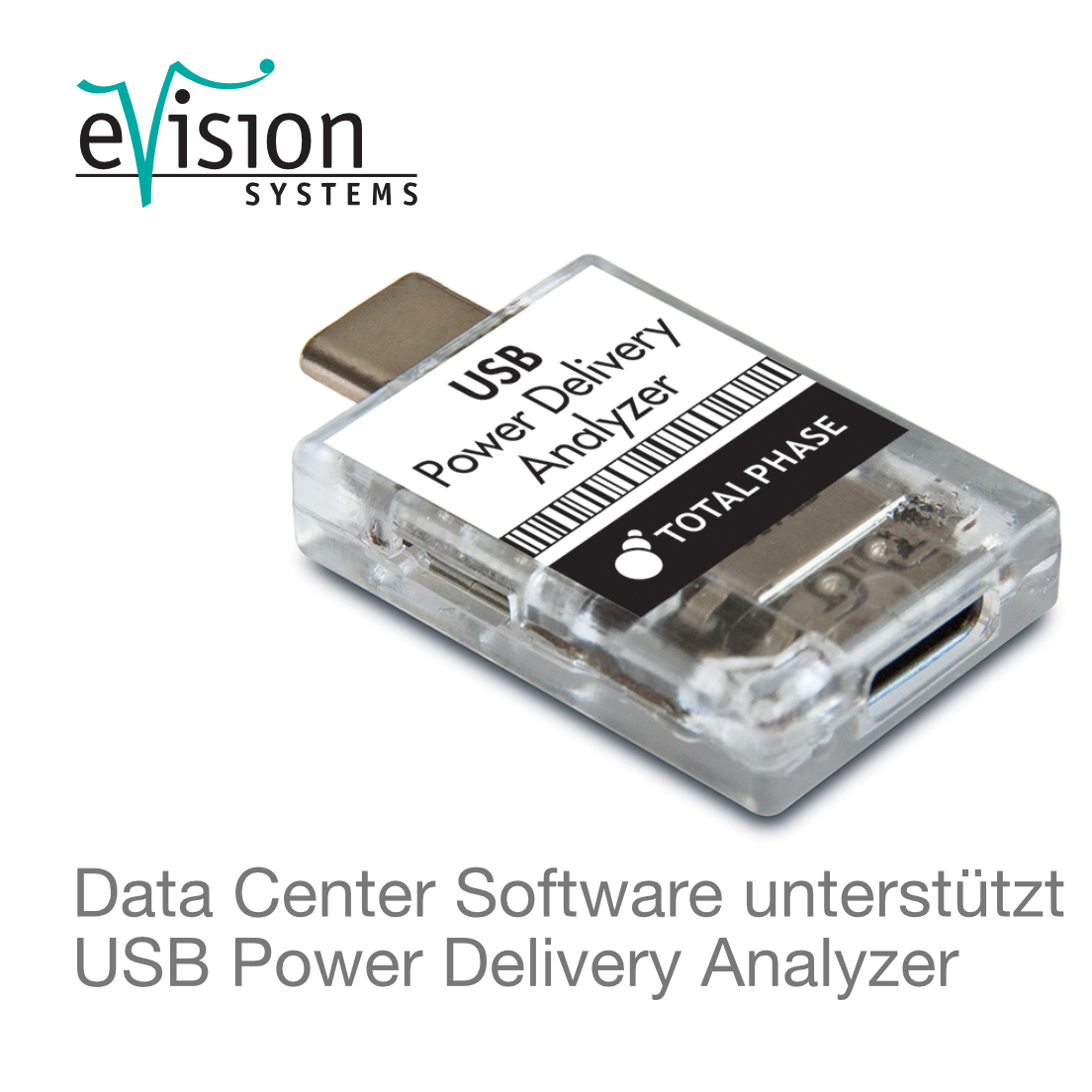 Data Center Software unterstützt USB Power Delivery Analyzer