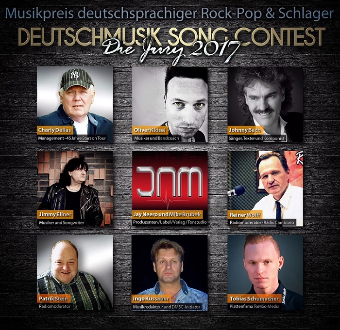 Deutschmusik Song Contest 2017 - Die Jury steht fest