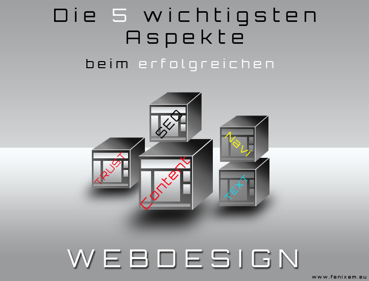 Die fünf wichtigsten Aspekte bei einem erfolgreichen Webdesign