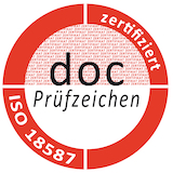 docConsult Prüfzeichen ISO 18587