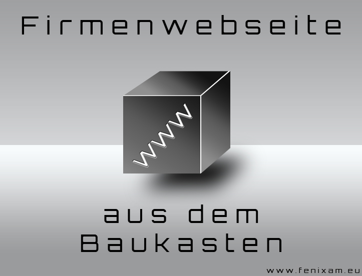 Firmenwebseite aus dem Baukasten - FenixAM Webdesign