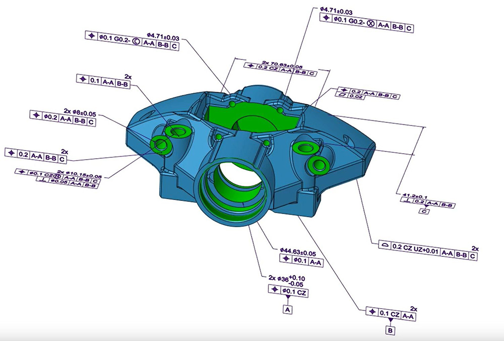 Zwischen 3D-Modell und Fertigung bleiben Toleranzinfos oft hängen