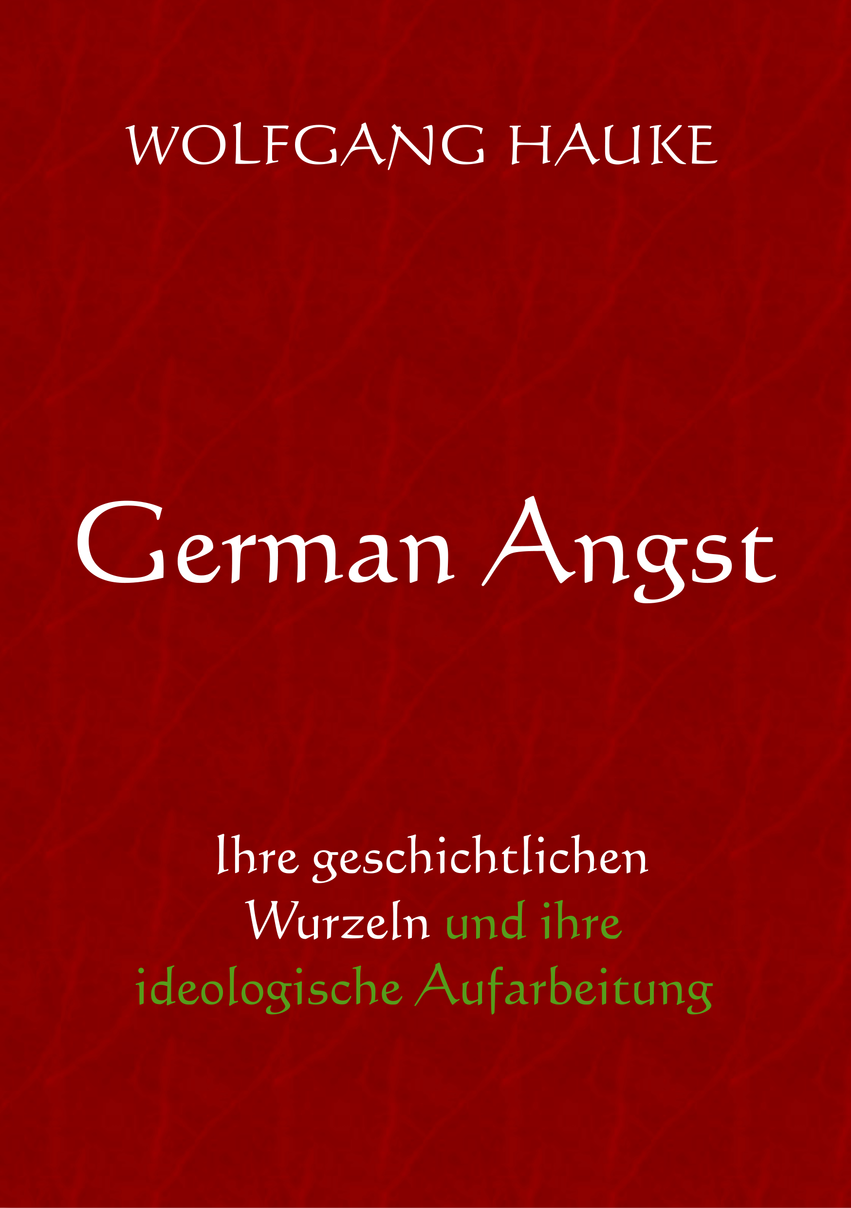 Buch German Angst © Wolfgang Hauke