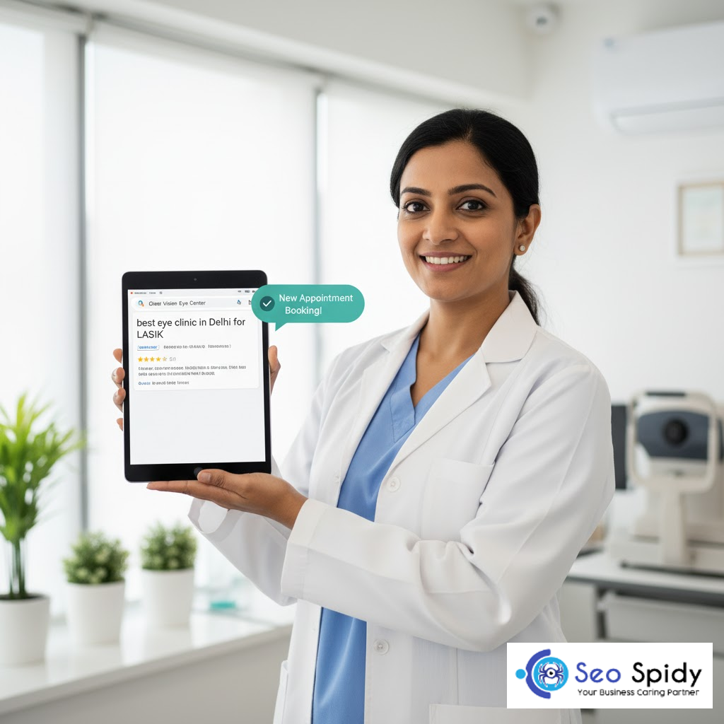 website design for eye clinic