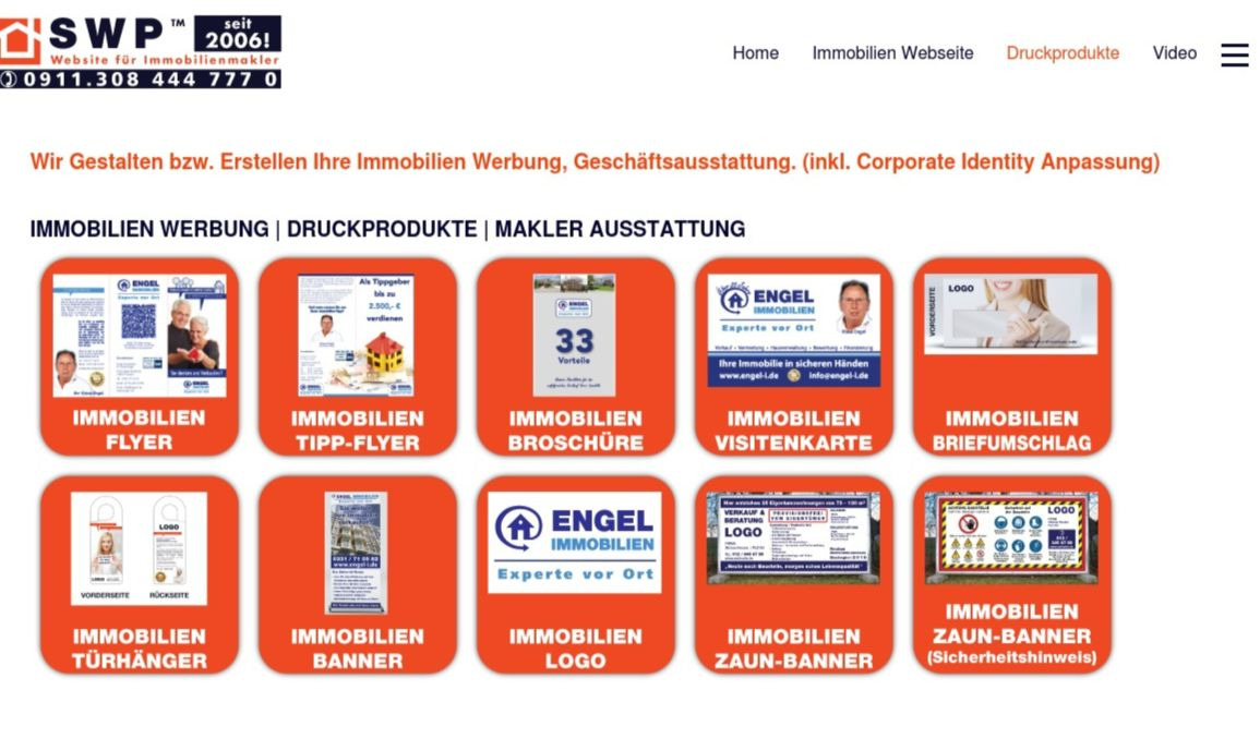 immobilien werbung