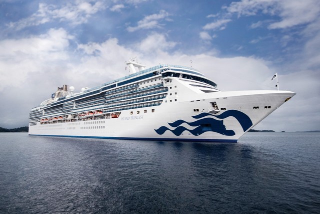   Die Island Princess startet 2024 zu einer 111 Tage dauernden Weltkreuzfahrt. Foto: Princess Cruises