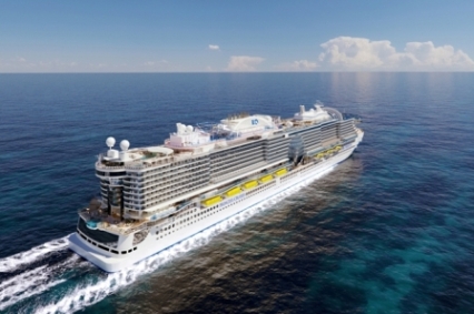 Bildzeile: Die Sun Princess wird 2025/26 von Fort Lauderdale aus zu Kreuzfahrten in die Karibik auslaufen. Foto: Princess Cruises