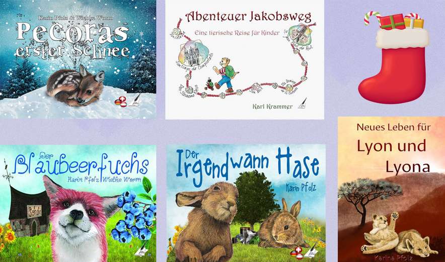 Buchtipps, Karina-Verlag, Kinderbücher, Nikolausgeschenke, Visuelles Sprachenlernen, Bücher, Buchgeschenke