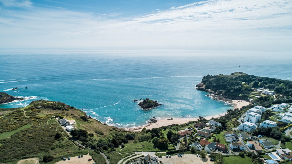 Traumhafter Blick auf Jerseys Portelet Bay. Foto: Visit Jersey