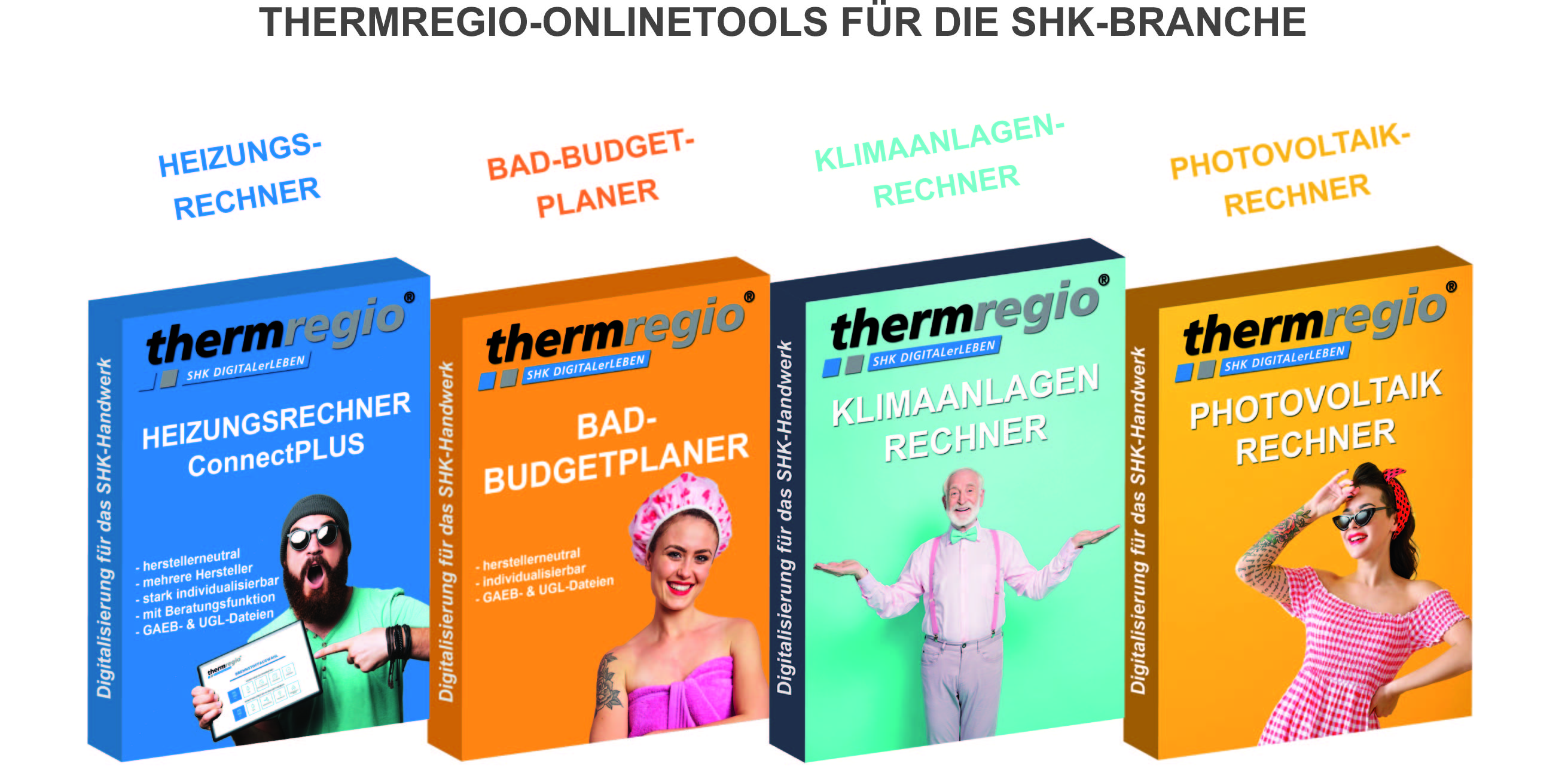  Thermregio-Onlinetools für die SHK-Branche