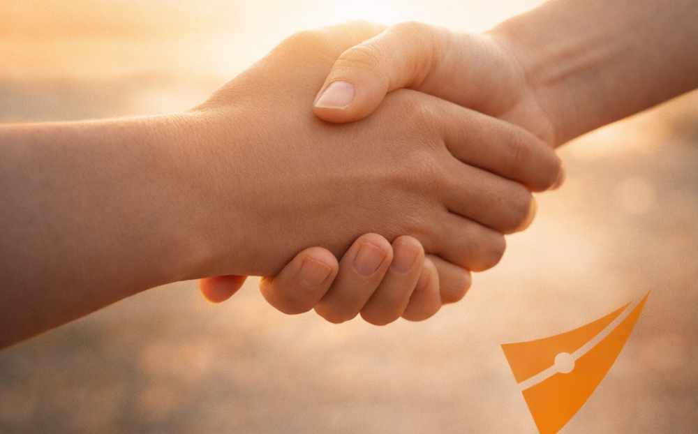 Sinnbild für Vertrauen im Rahmen einer Vermittlungsplattform