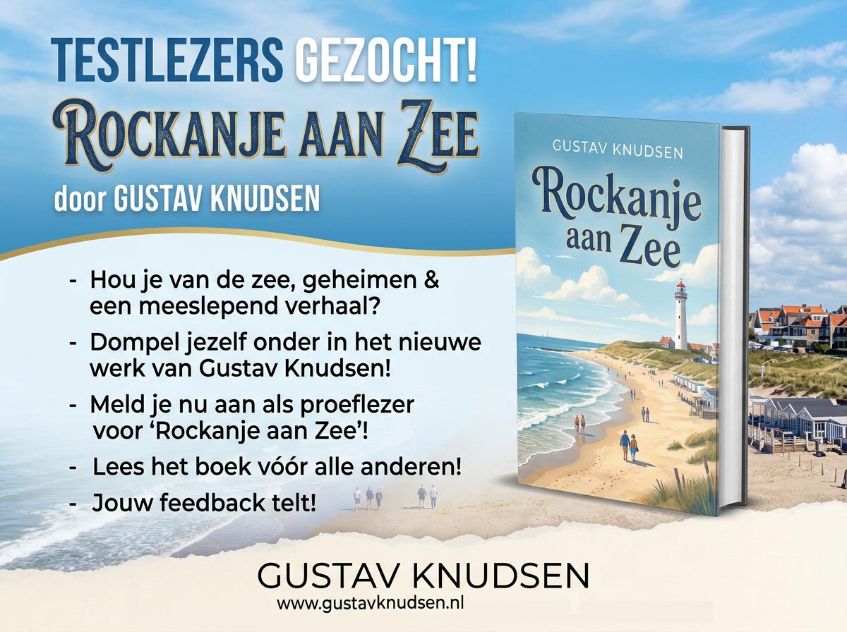 Proeflezers gezocht: nieuw boek „Rockanje aan Zee“ staat op het punt te verschijnen