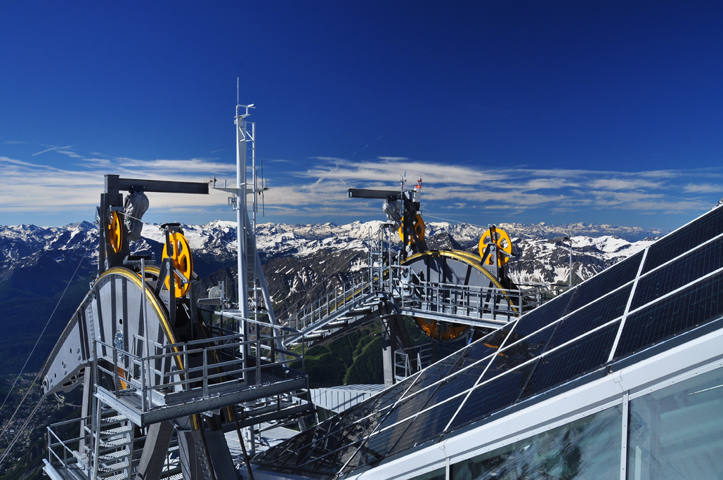 Seilbahn Mont Blanc, Aostatal, Italien