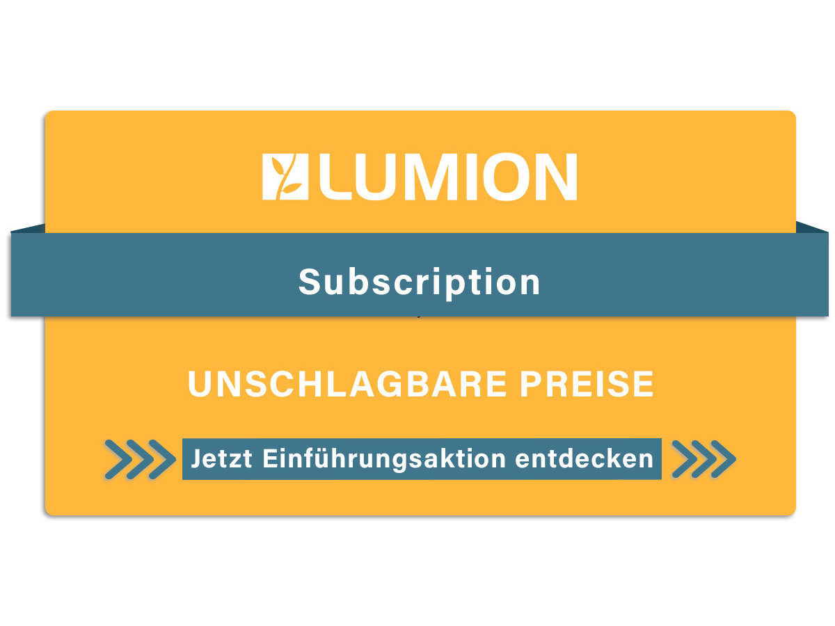 Lumion als Subscription verfügbar!