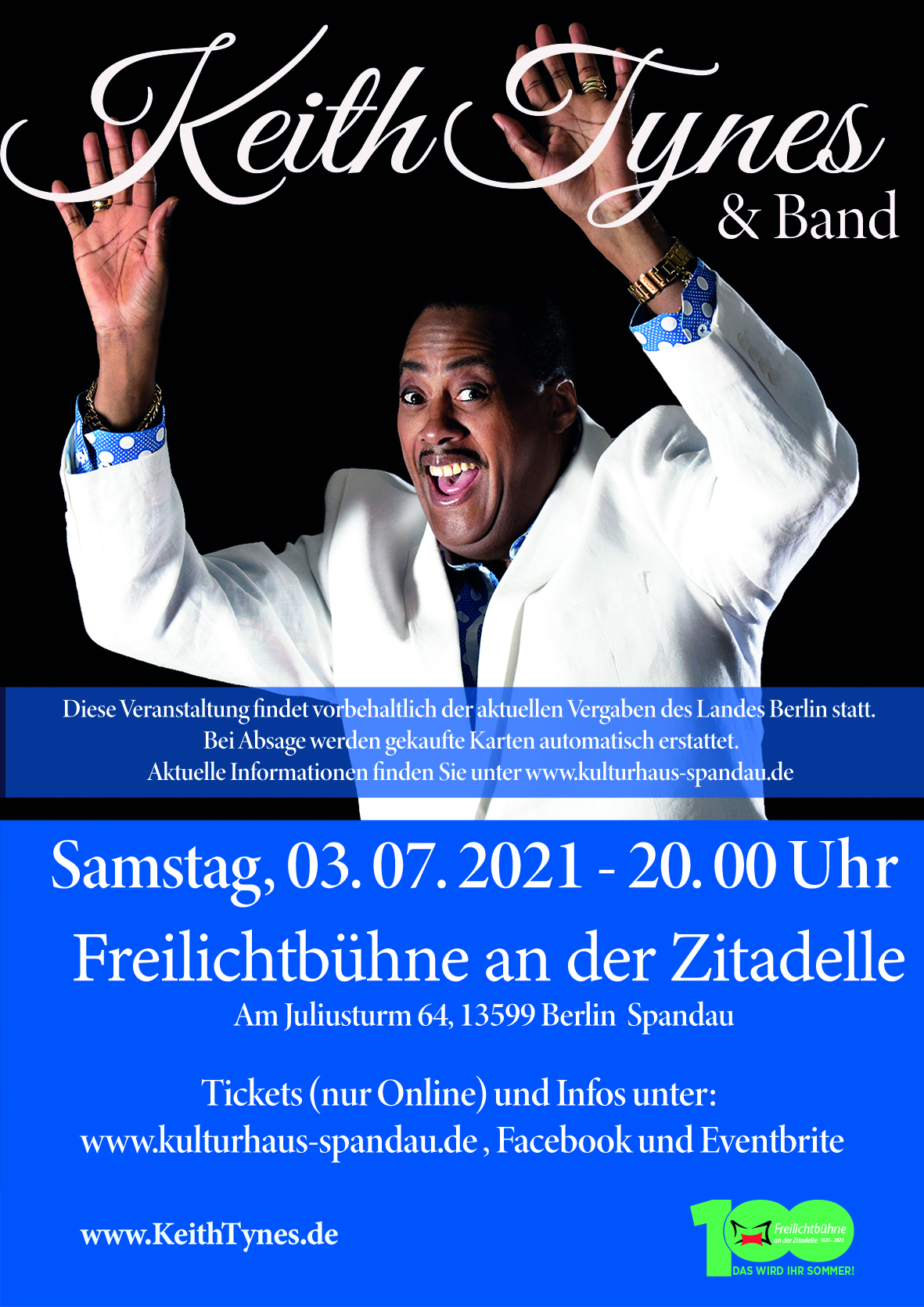 Keith tynes & Band live in Berlin Spandau