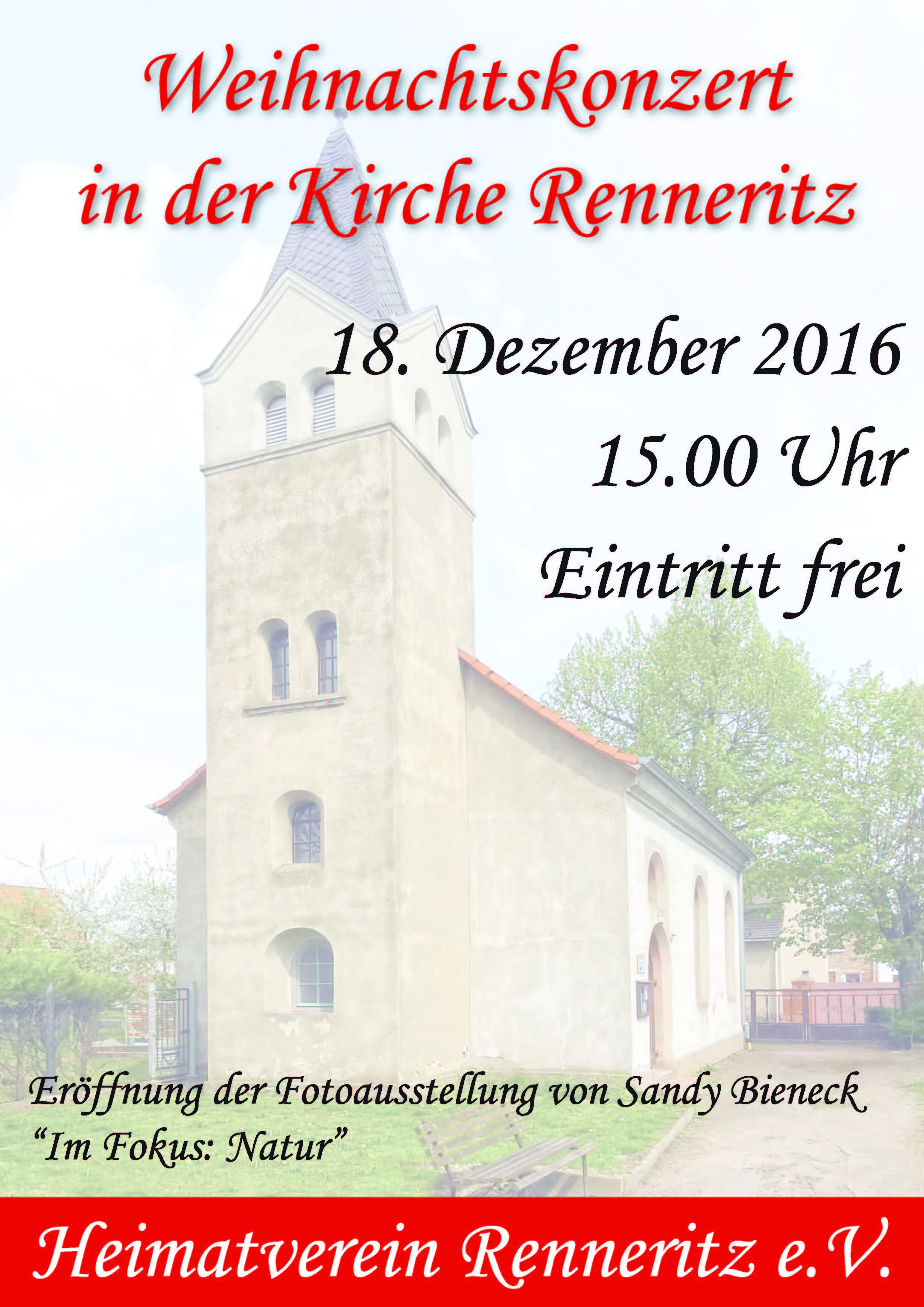 Weihnachtskonzert Renneritz 2016