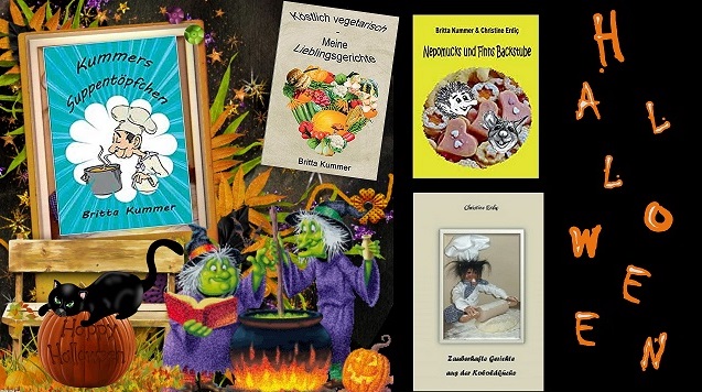 Kochen und backen zu Halloween
